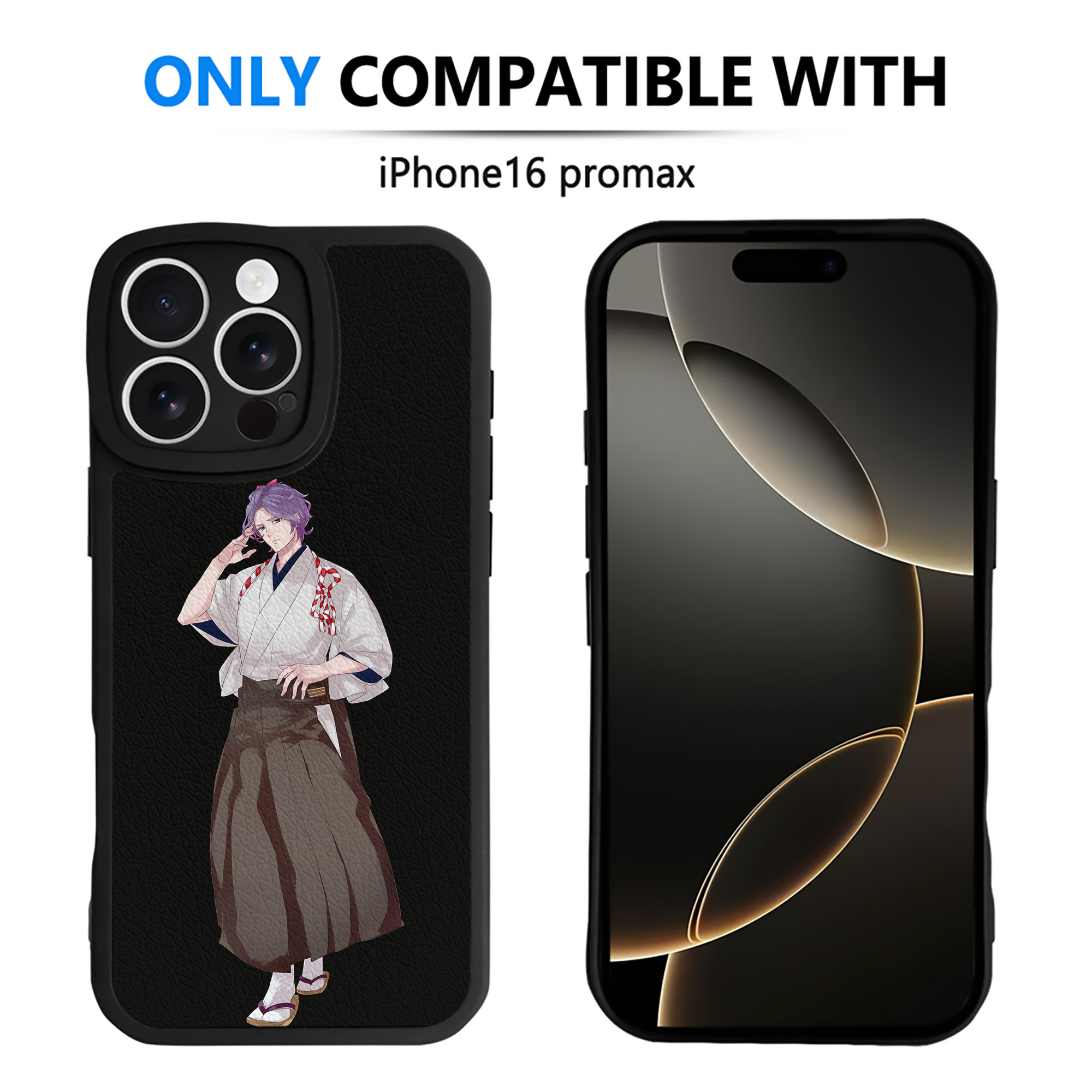 （画像用） 刀剣乱舞 Touken Ranbu 【iPhone 16シリーズ対応】シリコンスマホケース（レザー調） 材質：シリコン